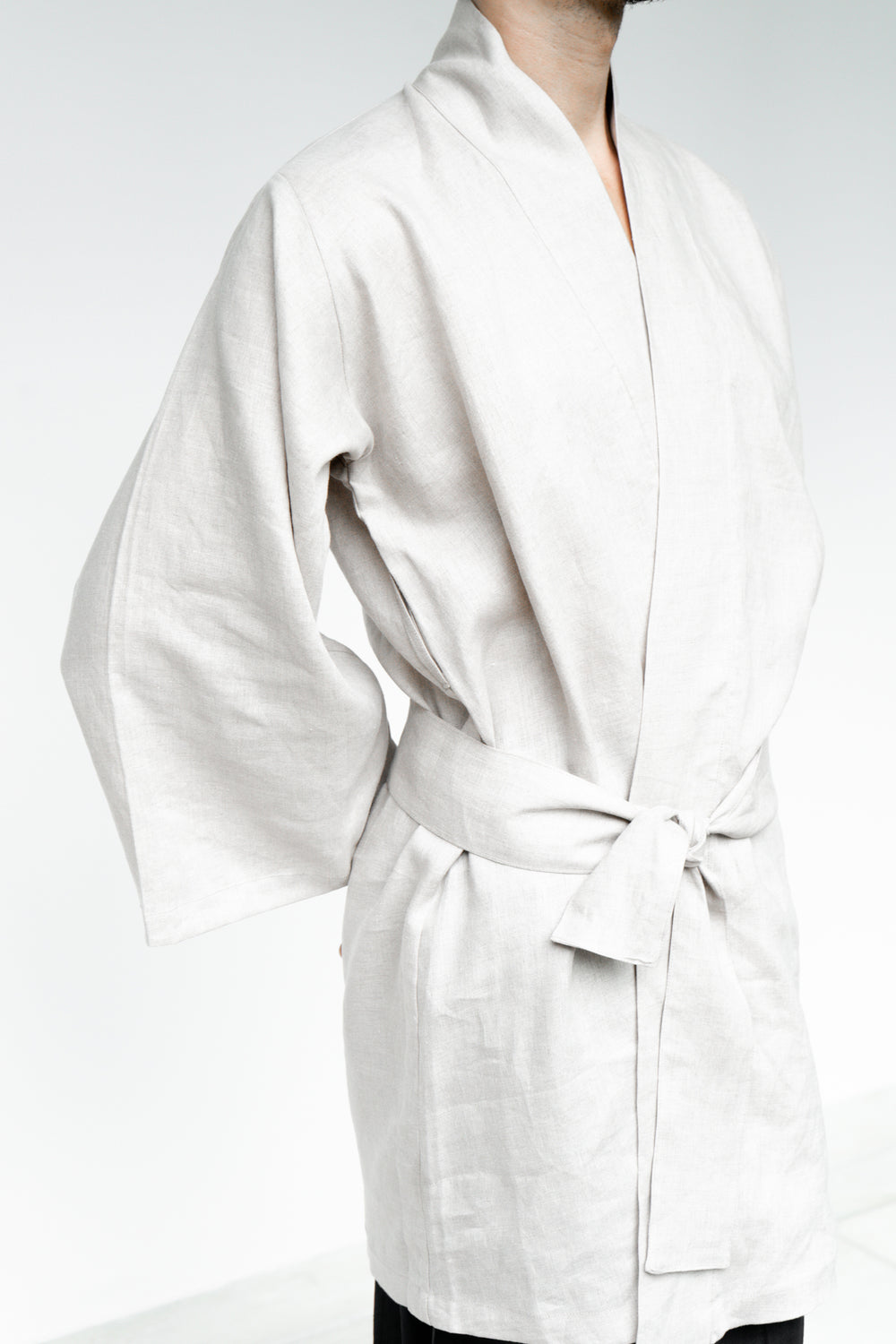 Dao Kimono, Linen, Natural Stone