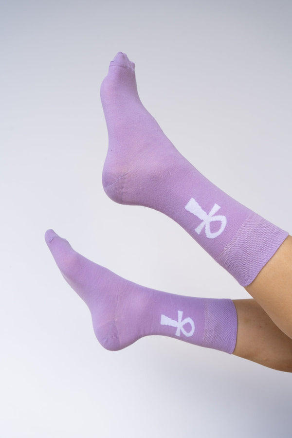 Ankh Sock, Lotus Mist, Cotton