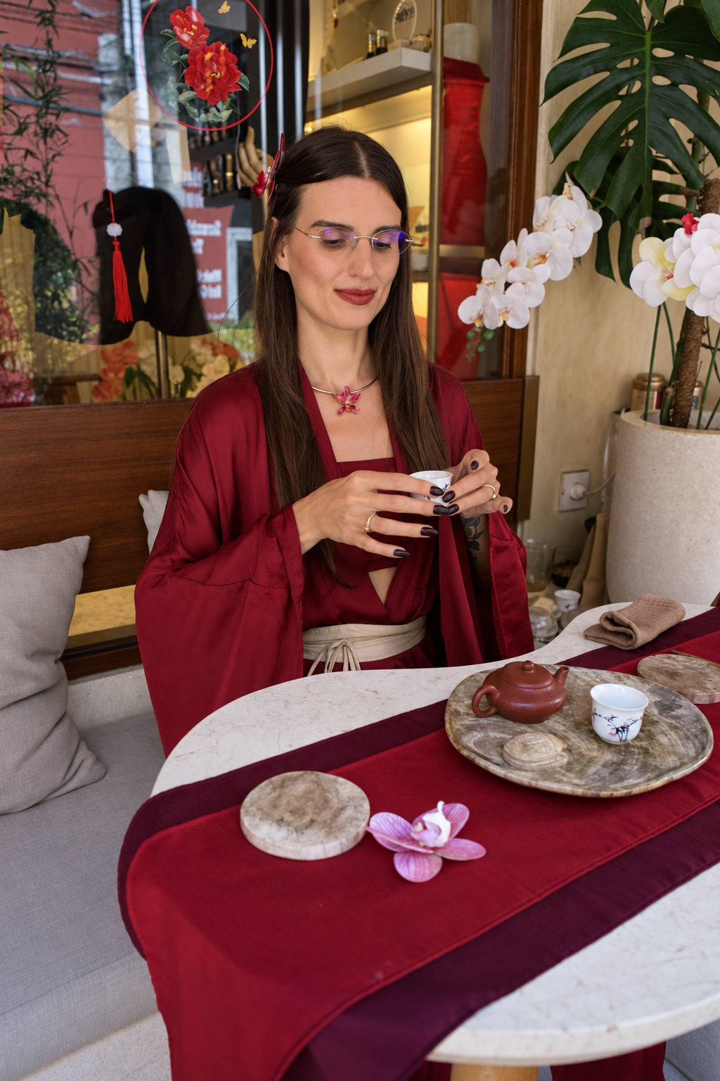 Tea at TI YA RA TEMPLE in Ubud