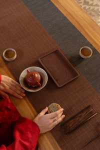 Yori Kimono, Linen, Red Peony, view 6
