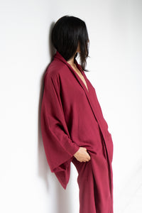 Nuwa Kimono, TENCEL, Cherry Red, view 2
