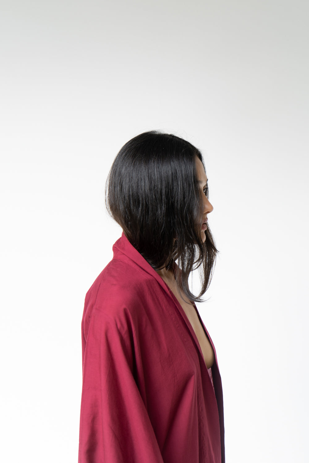 Nuwa Kimono, TENCEL, Cherry Red, view 5