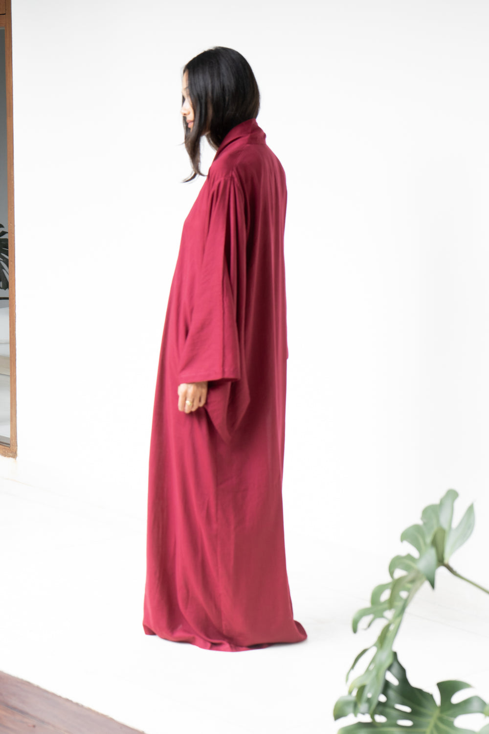 Nuwa Kimono, TENCEL, Cherry Red, view 6