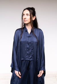Lin Vest in Midnight Blue