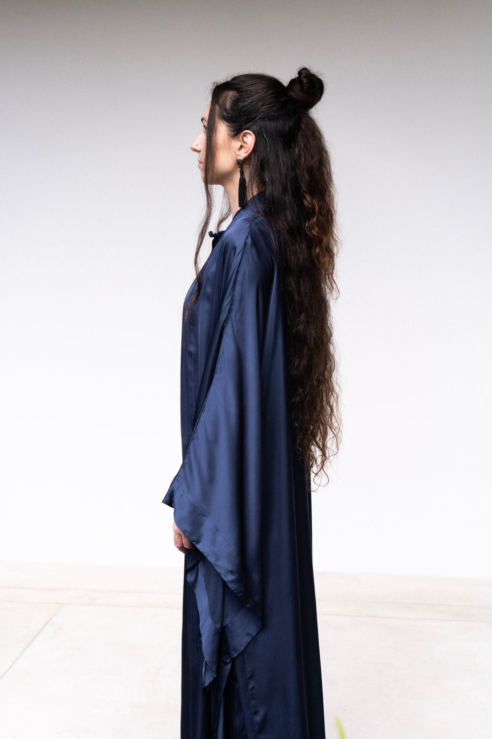 Aset Kimono in Midnight Blue