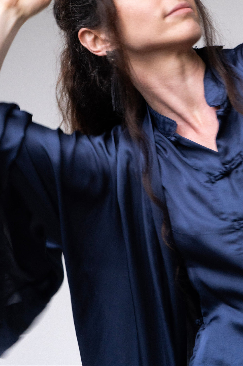 Aset Kimono in Midnight Blue