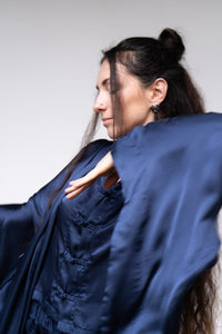 Aset Kimono in Midnight Blue