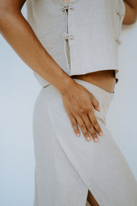 Lin Vest, Linen, Natural Linen, view 8