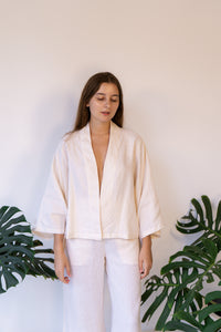 Makoto Pant, Linen, Pearl White, view 7