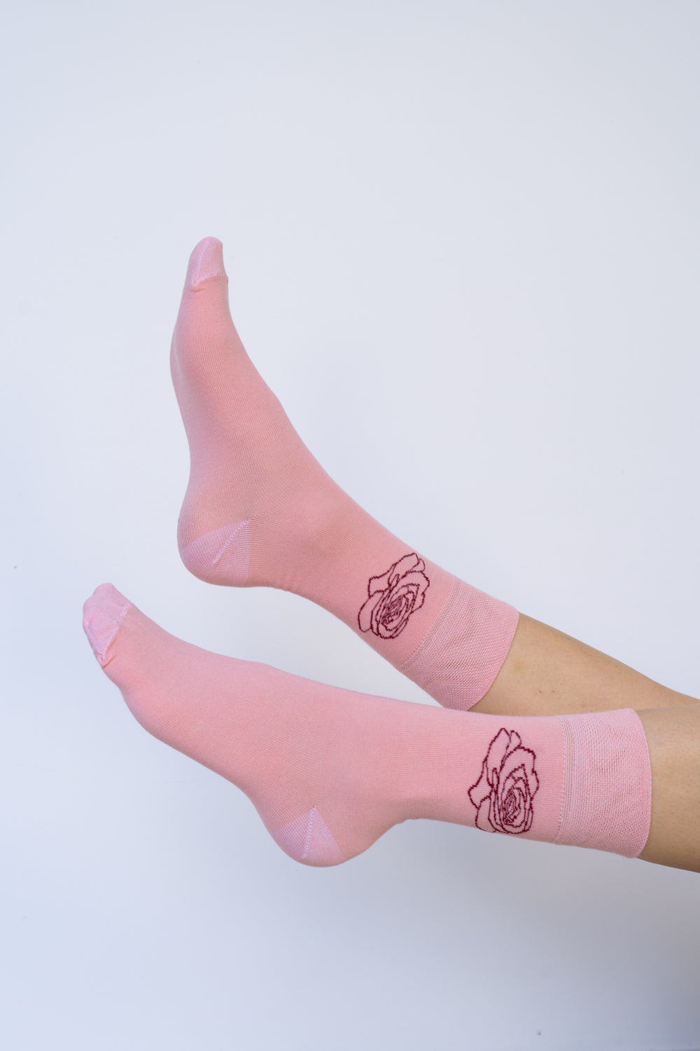 Rose Sock, Desert Blush, Cotton, view 6