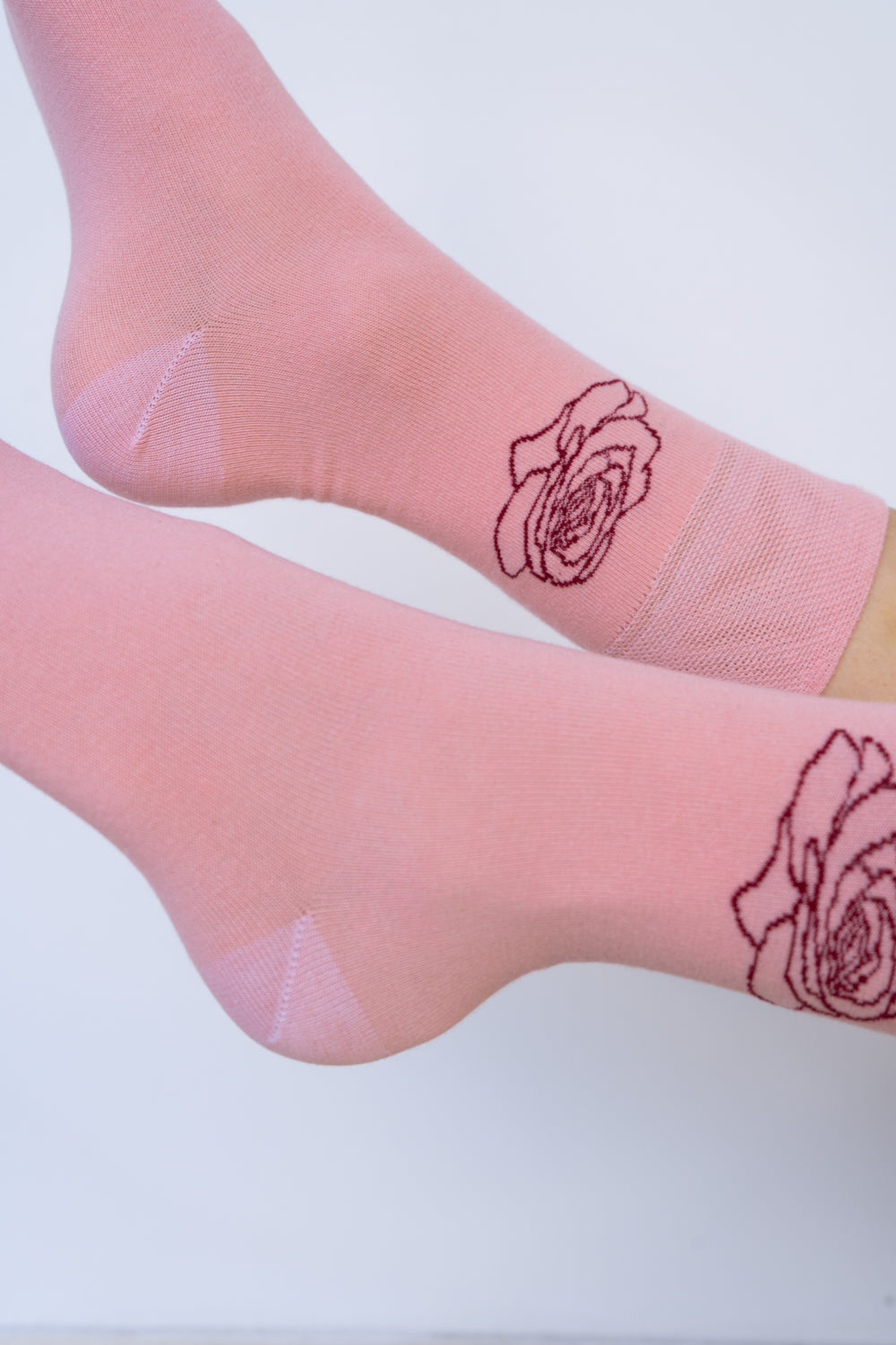 Rose Sock, Desert Blush, Cotton, view 5