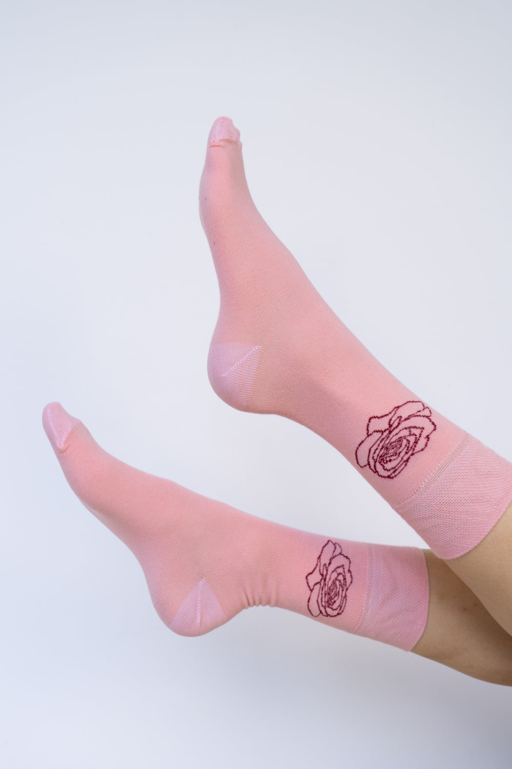 Rose Sock, Desert Blush, Cotton, view 2