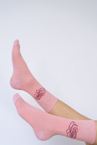 Rose Sock, Desert Blush, Cotton, view 8