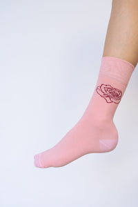 Rose Sock, Desert Blush, Cotton, view 7