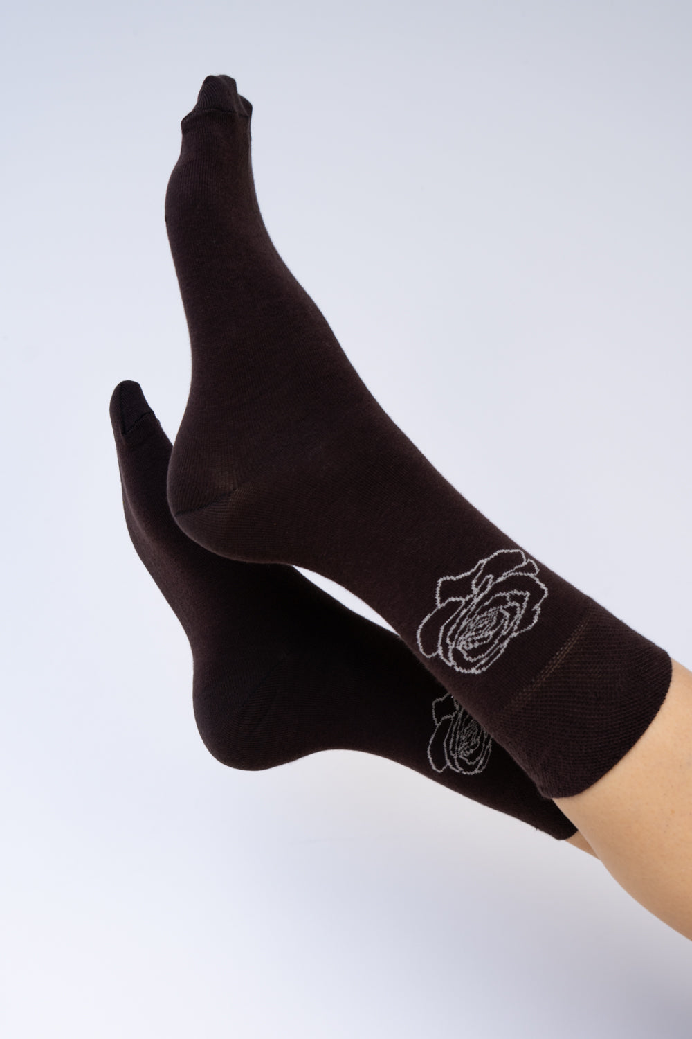 Rose Sock, Kemet Soil, Cotton, view 3