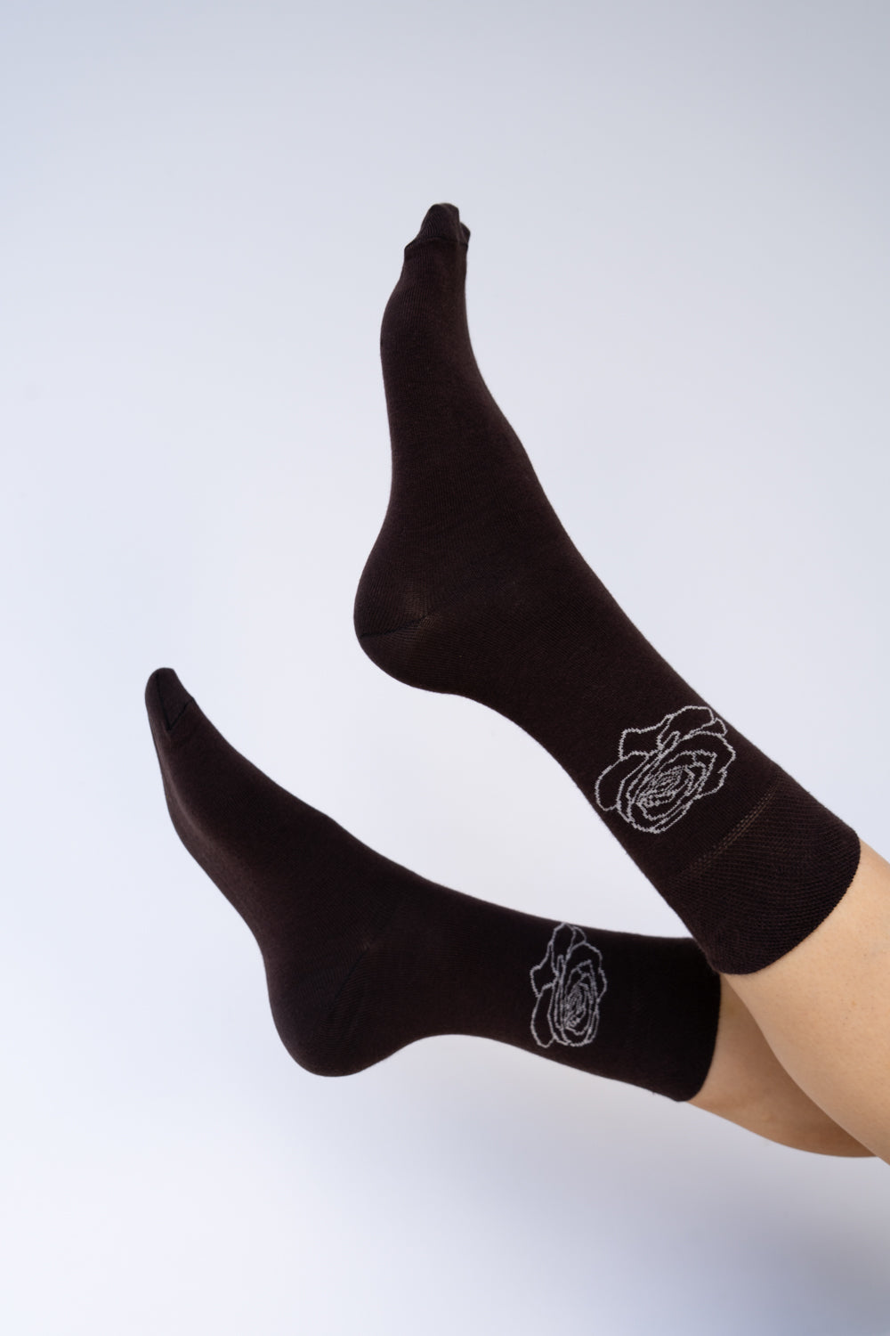 Rose Sock, Kemet Soil, Cotton, view 5