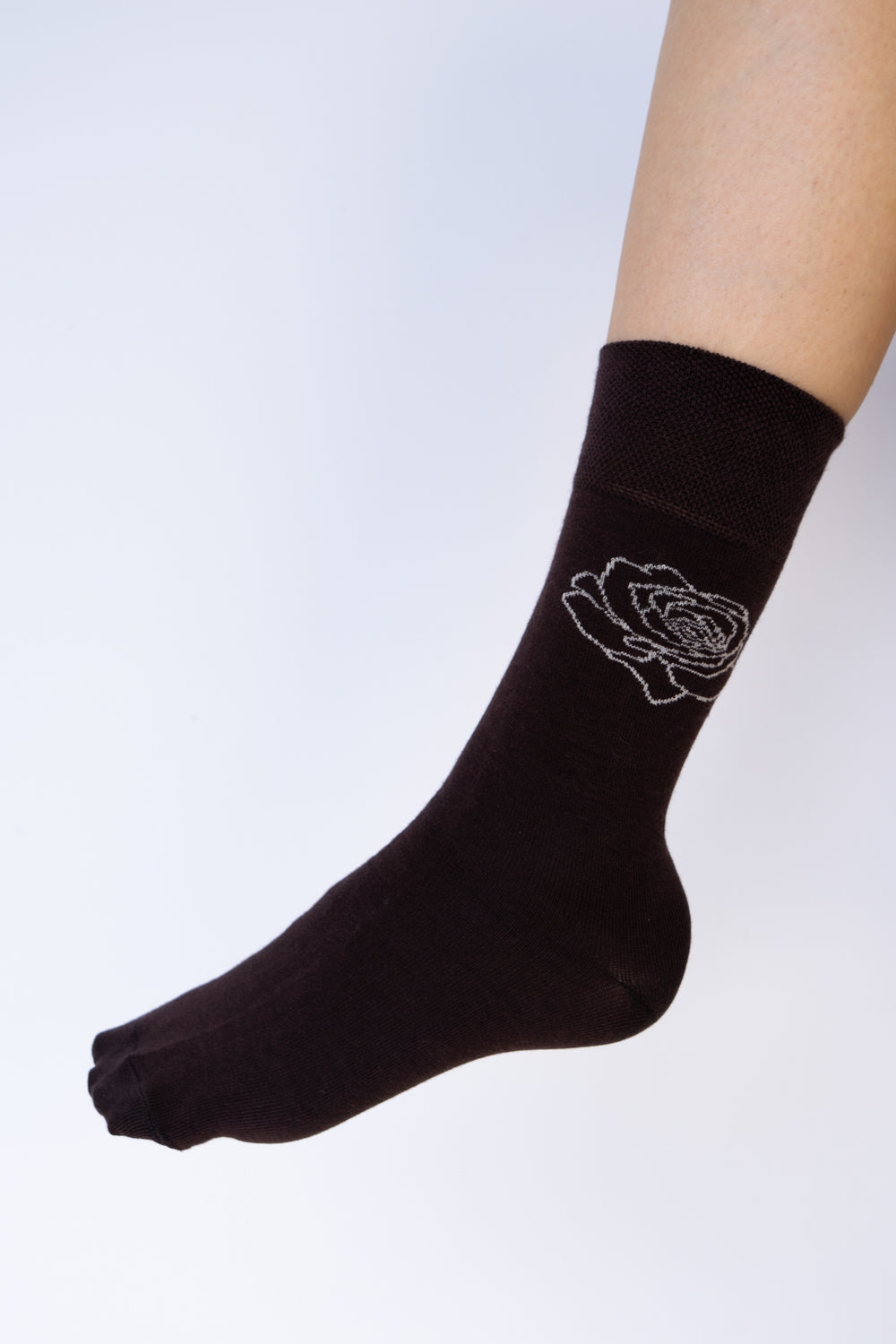 Rose Sock, Kemet Soil, Cotton, view 2