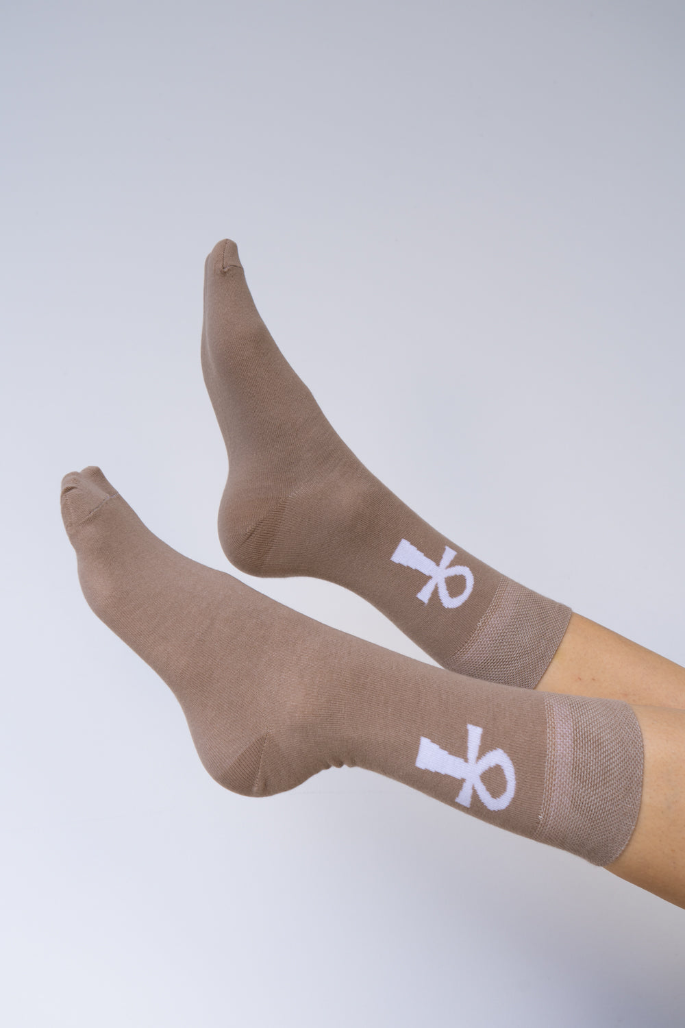 Ankh Sock, Sandstone Brown, Cotton, view 3