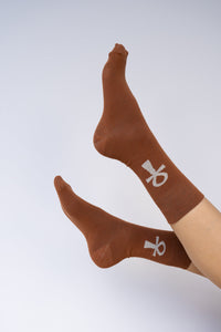 Ankh Sock, Dune Amber, Cotton, view 4