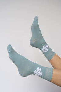 Infinity Symbol Socks, Sage Cotton, view 4
