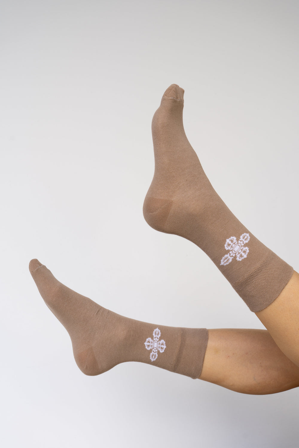Vajra Sock, Brown, Cotton