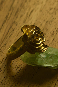 Rose of Magdalena Ring, 18K Gold Plated Sterling Silver, view 10