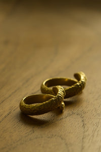 Citrine Emerald Snake Ring