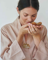 Mai Kimono Suit, Linen, Tan, view 4