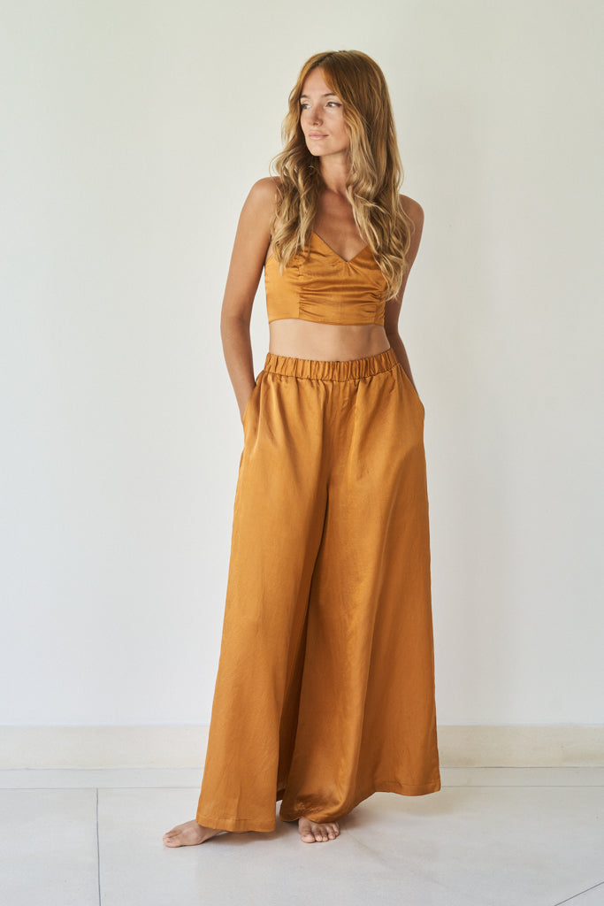 Lee Zhen Pant, Silk Cotton, Copper