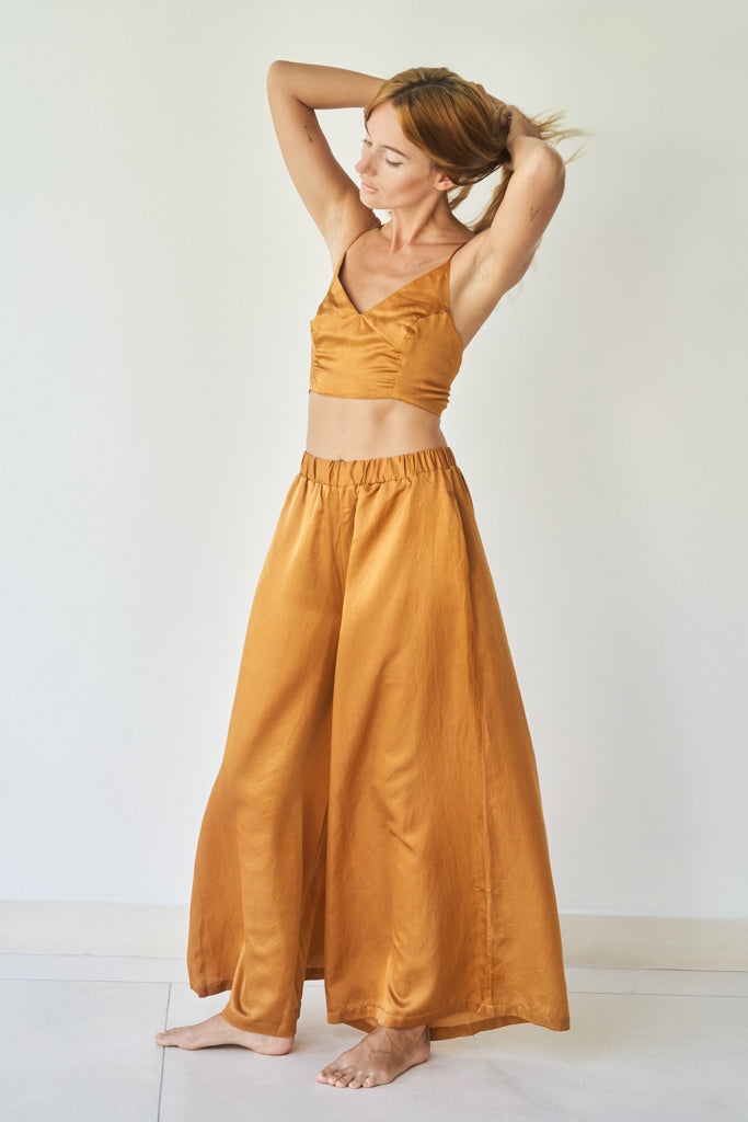 Lee Zhen Pant, Silk Cotton, Copper, view 4
