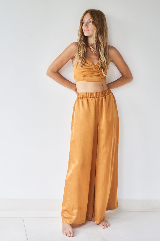 Lee Zhen Pant, Silk Cotton, Copper, view 6