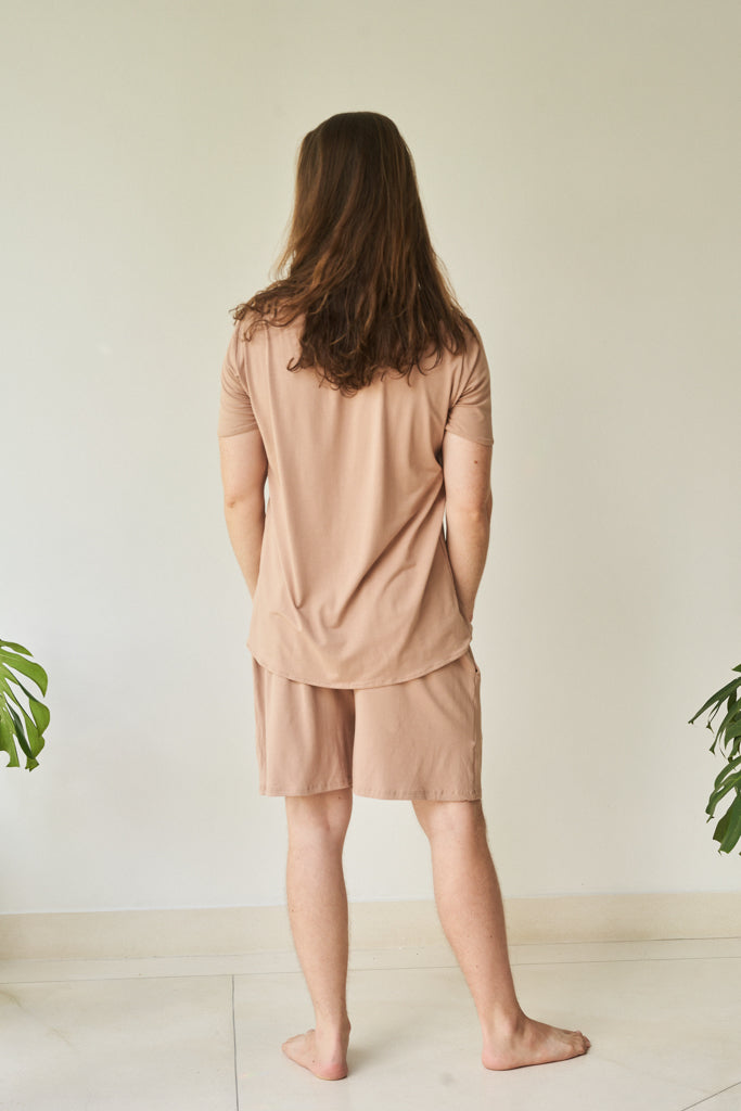 Kai Shirt - Plant Viscose - Tan Tiyara Soul Wear