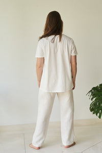 Shen Pant, Hemp, Pearl White, view 4