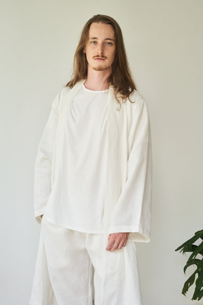 Shen Pant, Hemp, Pearl White, view 6