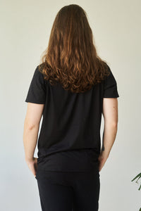 Kai Shirt, Bamboo, Black Onyx, view 5