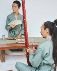 Shen Pant, Linen, Sage, view 5
