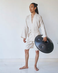 Shen Short, Linen, Pearl