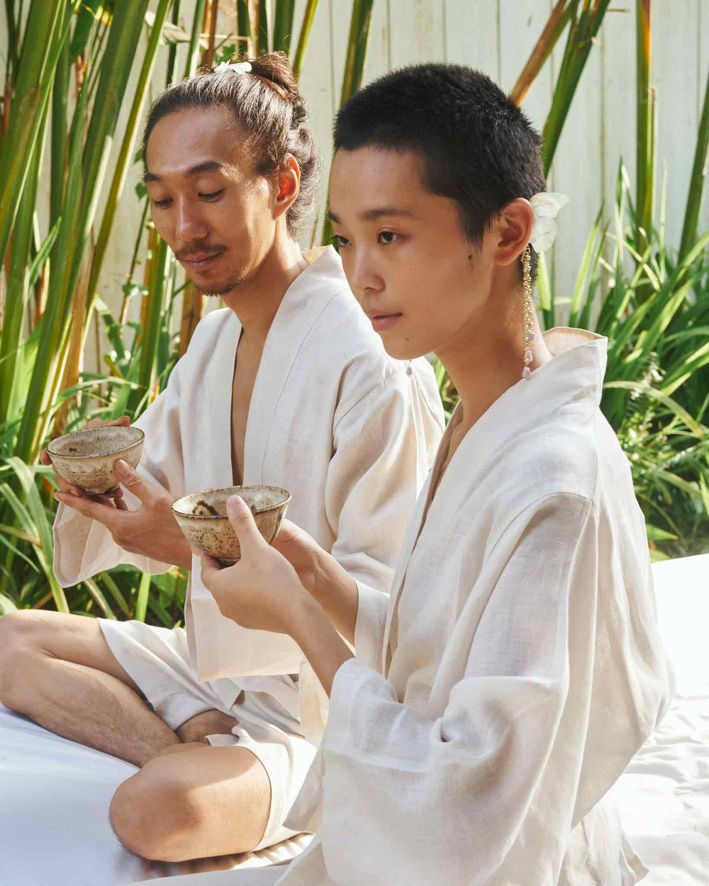 Shen Short, Linen, Pearl, view 4