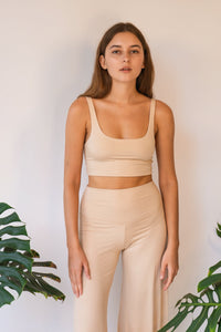 Sia Pant - ECOVERO™ - Beach Beige Tiyara LLC