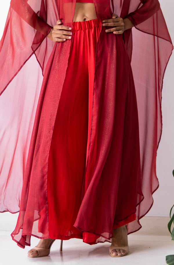 Ting Pants in Red Peony