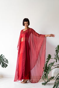 Ting Pants in Red Peony