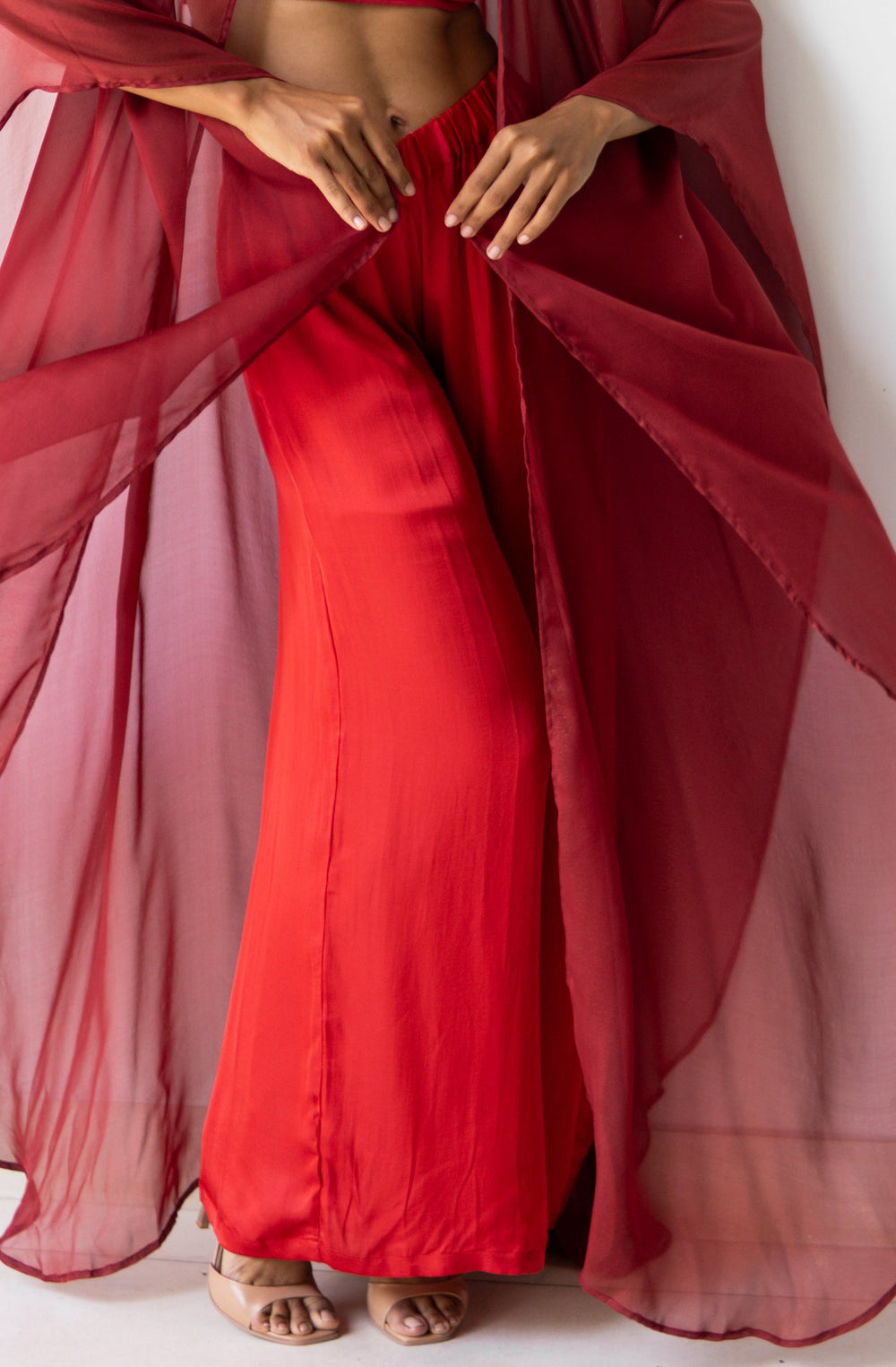Ting Pants in Red Peony