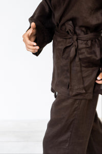 Shen Pant in Wood Brown